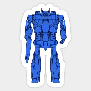 Design blue Sticker